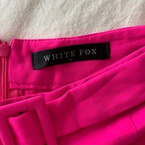 White Fox neon pink set